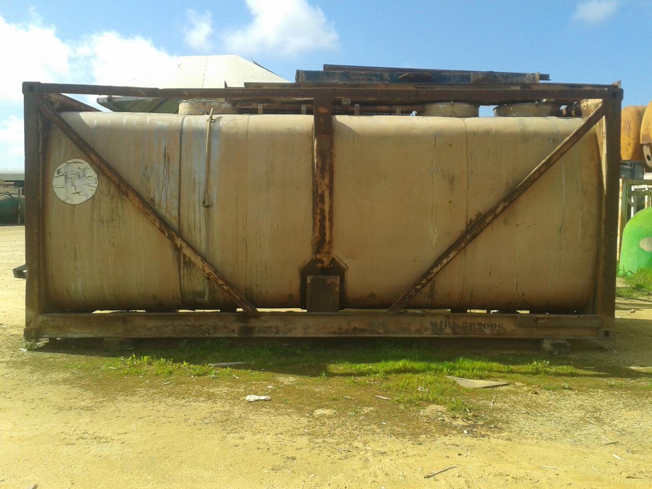 Depósito Inox 25m3 en esqueleto contenedor
